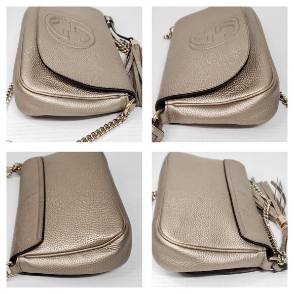 GUCCI Soho Leather Shoulder Bag 468-092625 - Picture 8 of 16